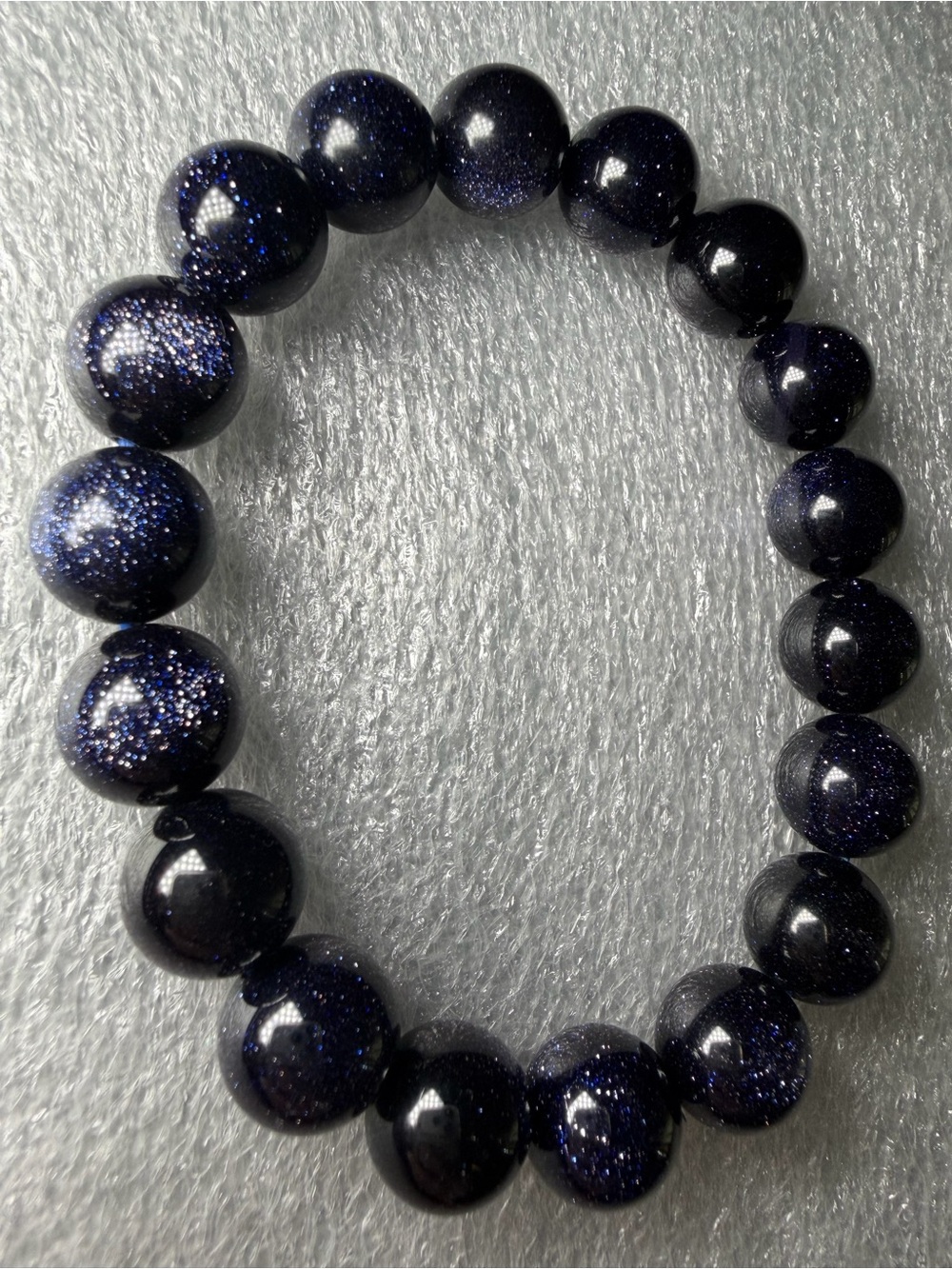 Glittering 11MM Sandstone Crystal Bracelet (Manmade)